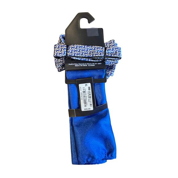 Alfani Men’s Bow Tie & Pocket Square Set | Formal Wear Accessory | NEW - Picture 2 of 4